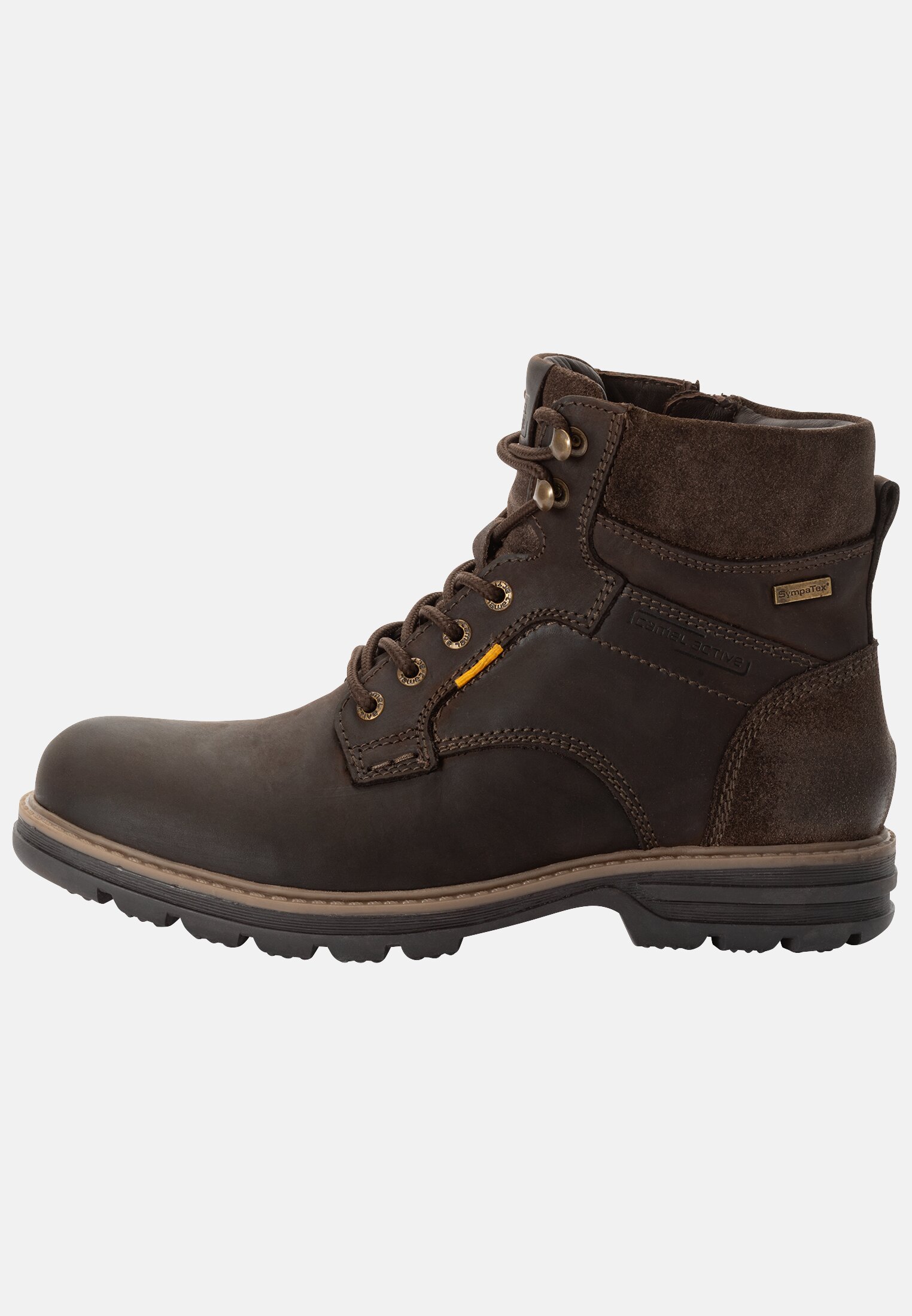 Lace Up Boot With Sympatex Membrane For Men In Brown