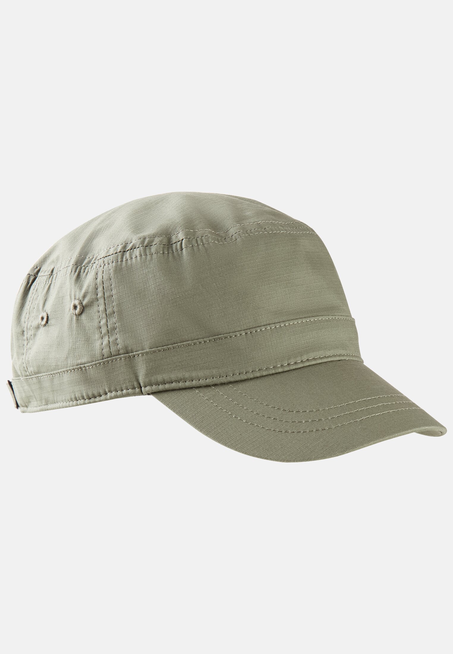 Men Cuba cap made from a cotton mix Dark Green frontal front