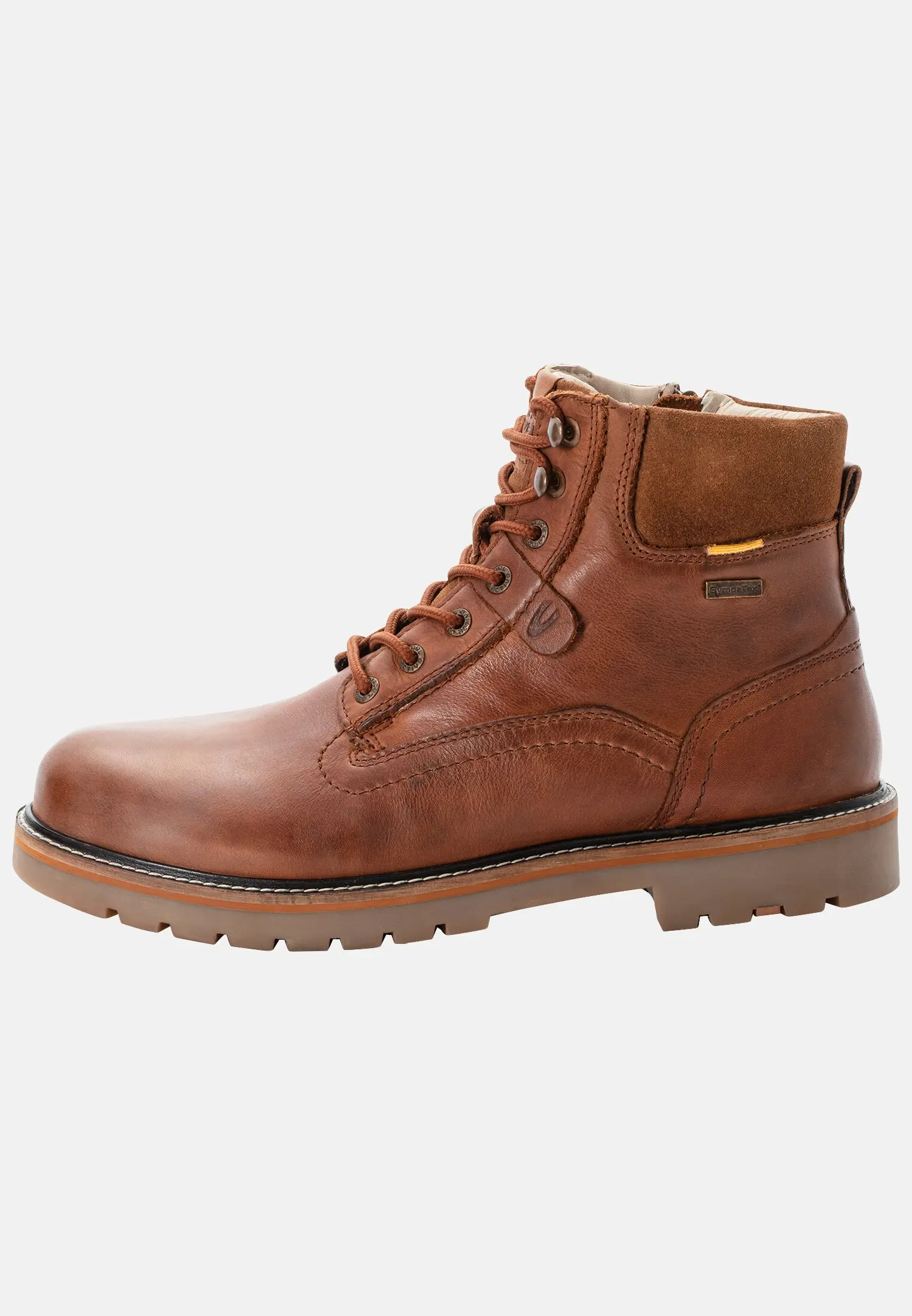 Herren MELBOURNE Boot aus echtem Leder Cognac