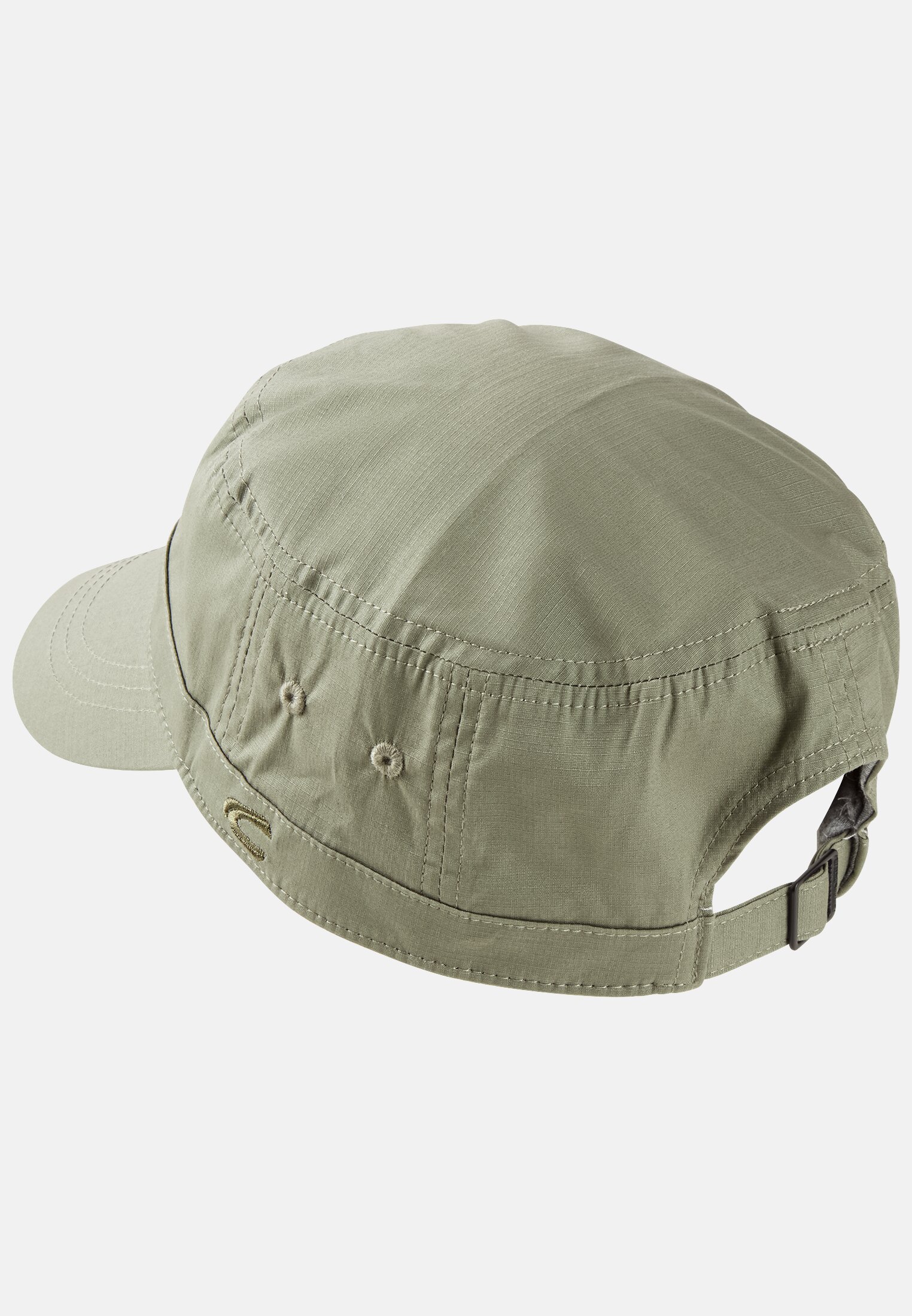 Men Cuba cap made from a cotton mix Dark Green frontal back