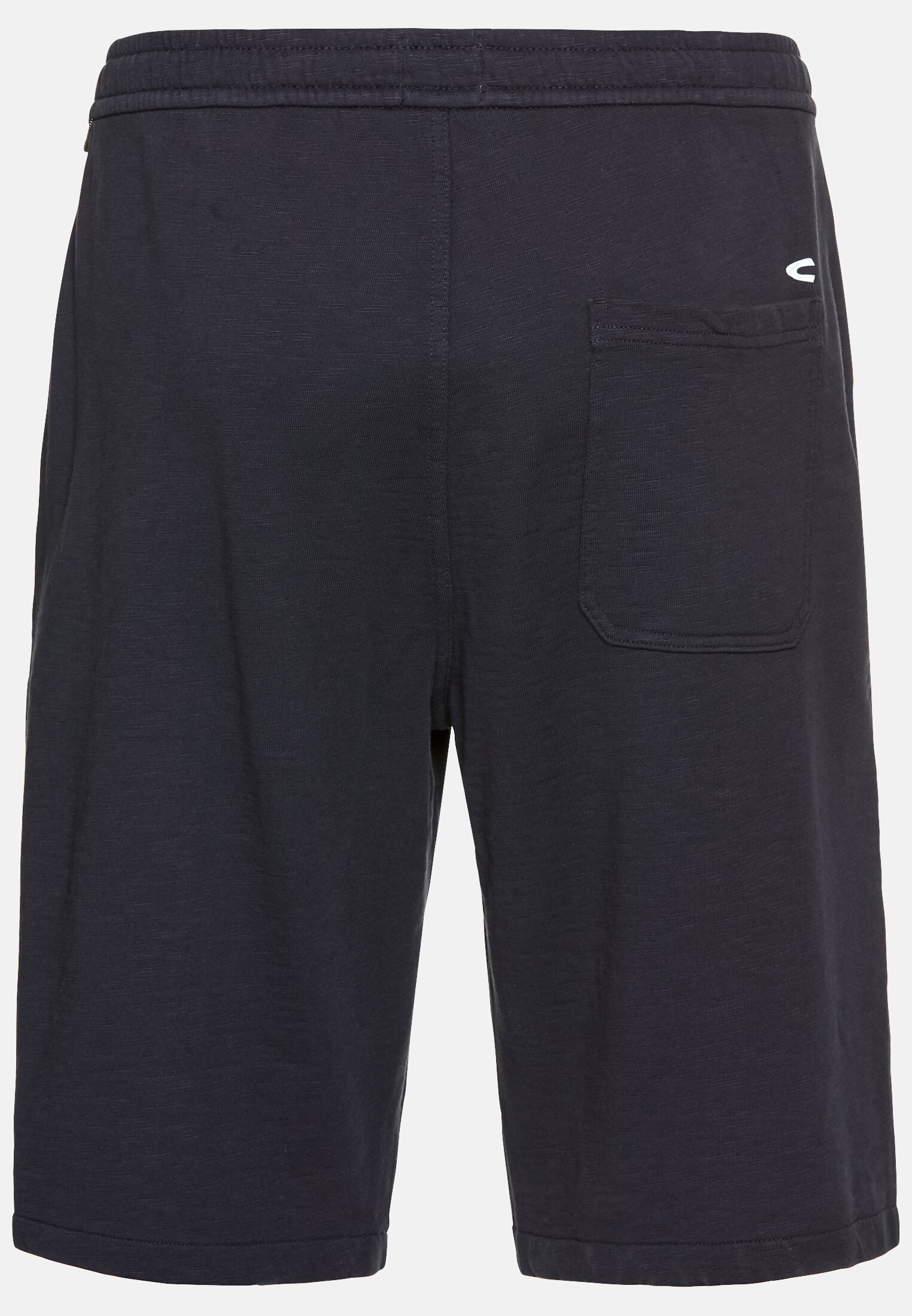 Men Bermuda shorts with an elastic waistband Dark Blue frontal back