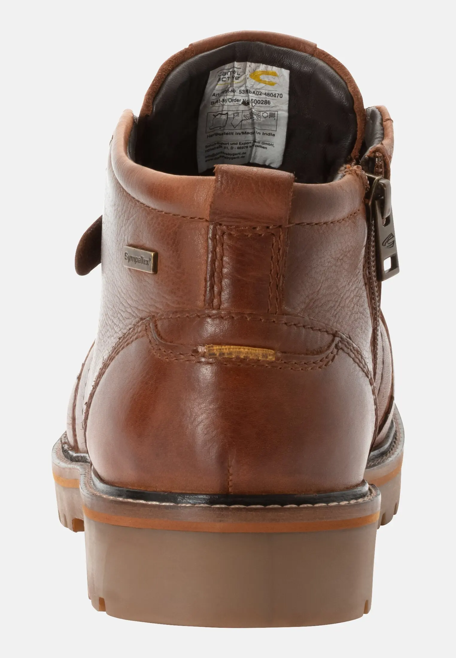 Men MELBOURNE boot with zip Brown