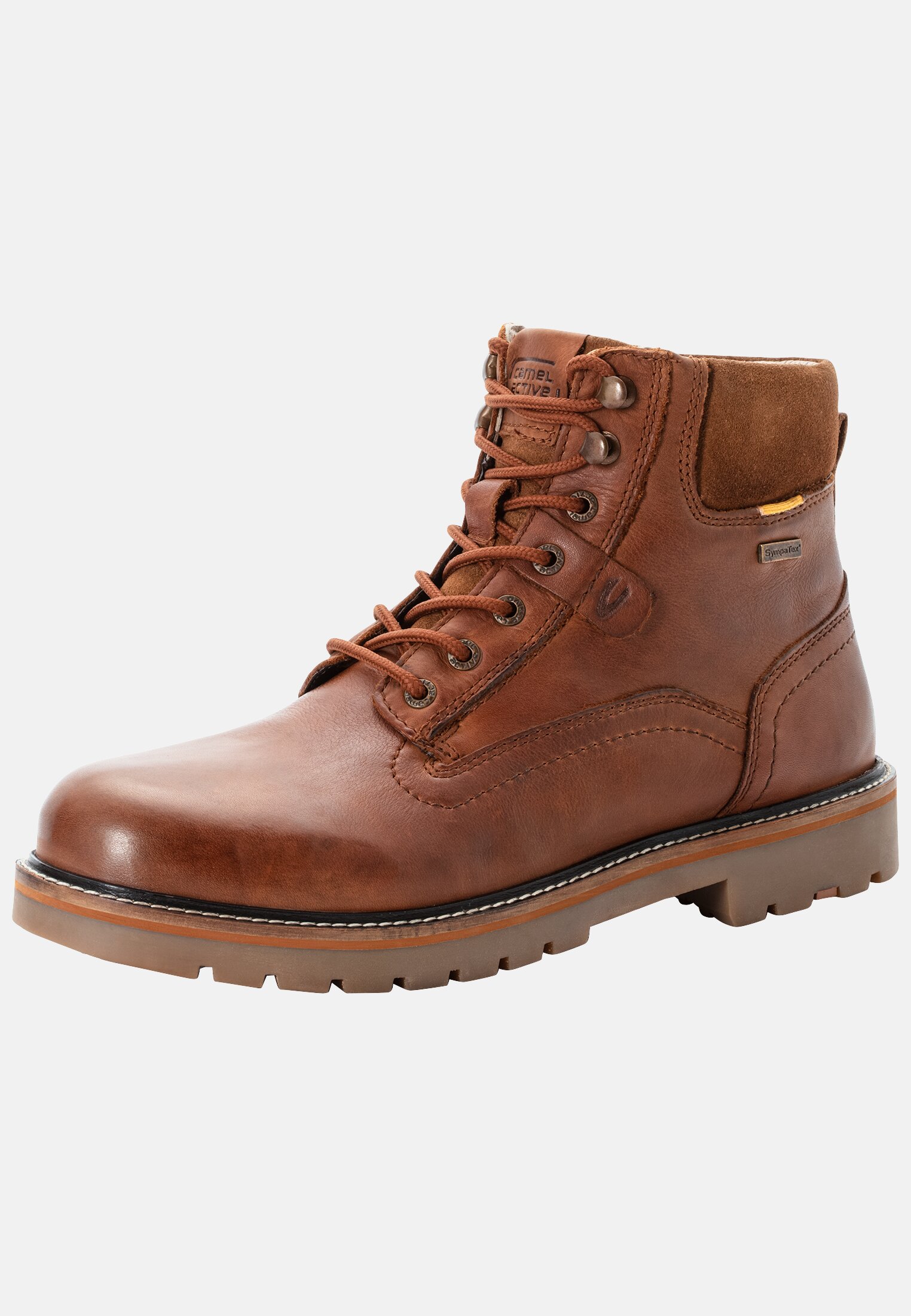 Herren MELBOURNE Boot aus echtem Leder Cognac