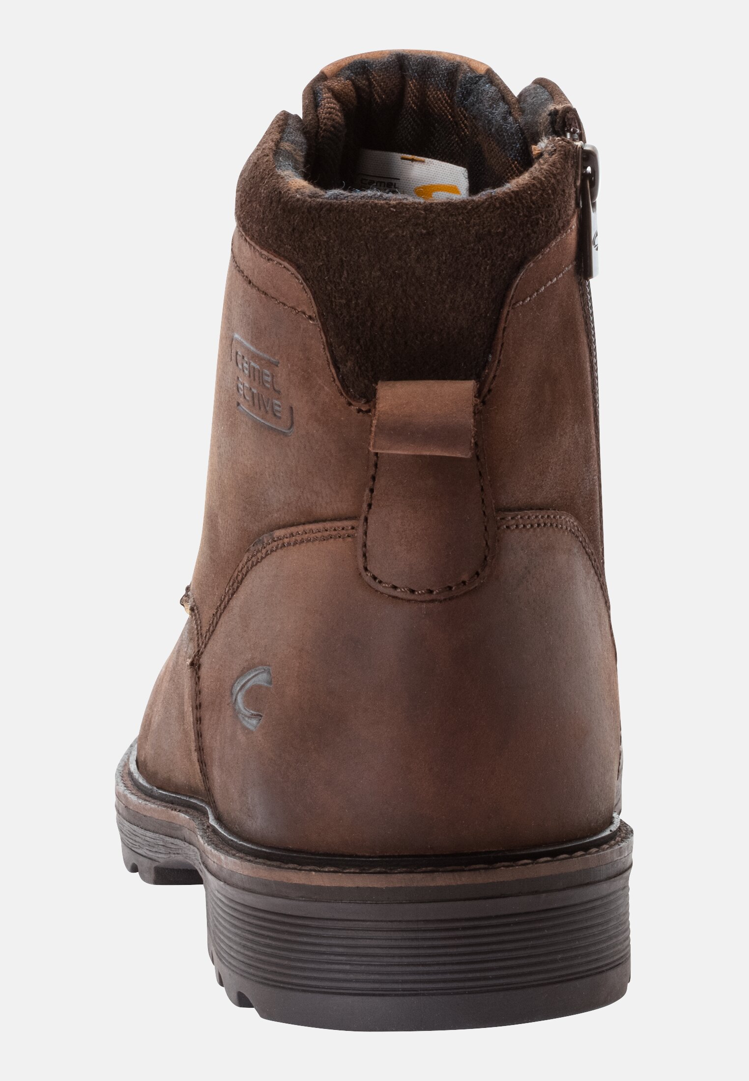 Herren FLOW Boot aus echtem Leder Cafe