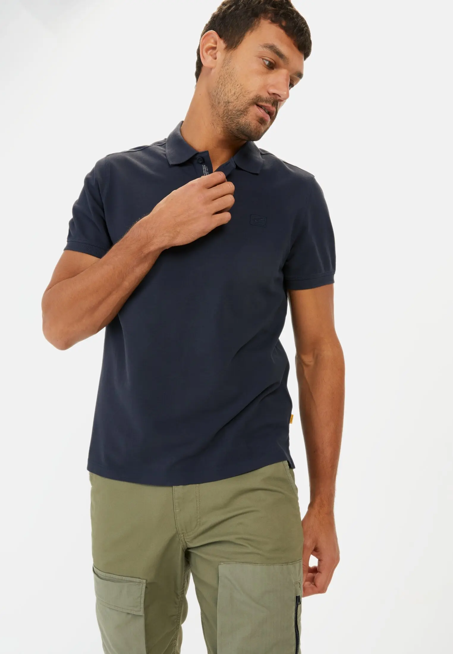 Men Half sleeve polo shirt made of pure cotton Night Blue