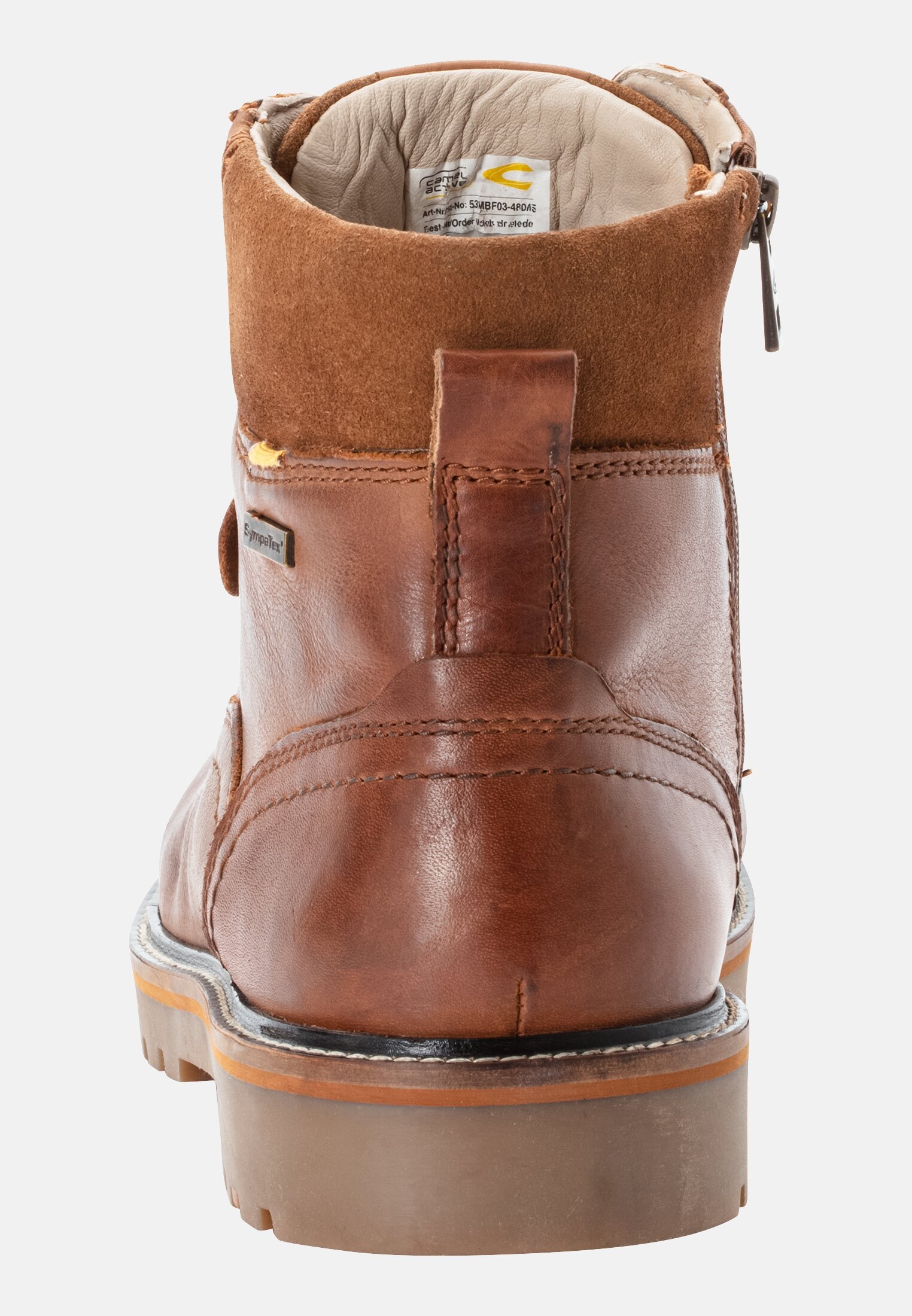 Herren MELBOURNE Boot aus echtem Leder Cognac