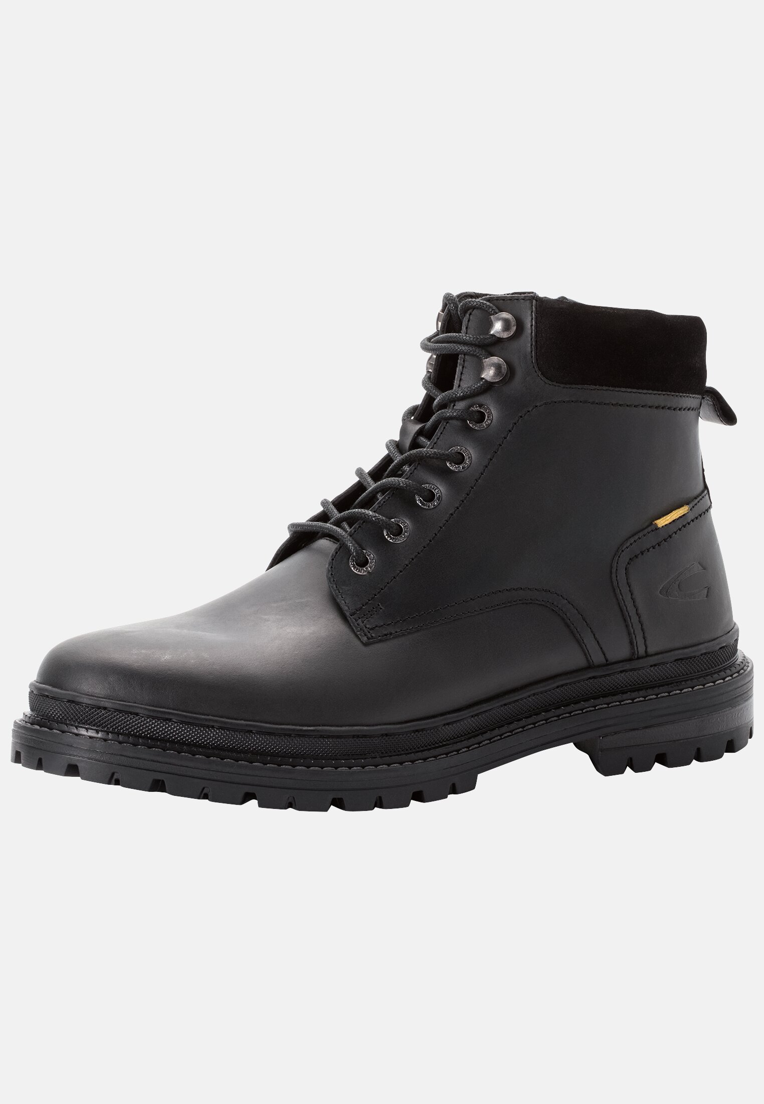 Herren ALVERSTONE Boots mit Futter aus Lammfell Schwarz