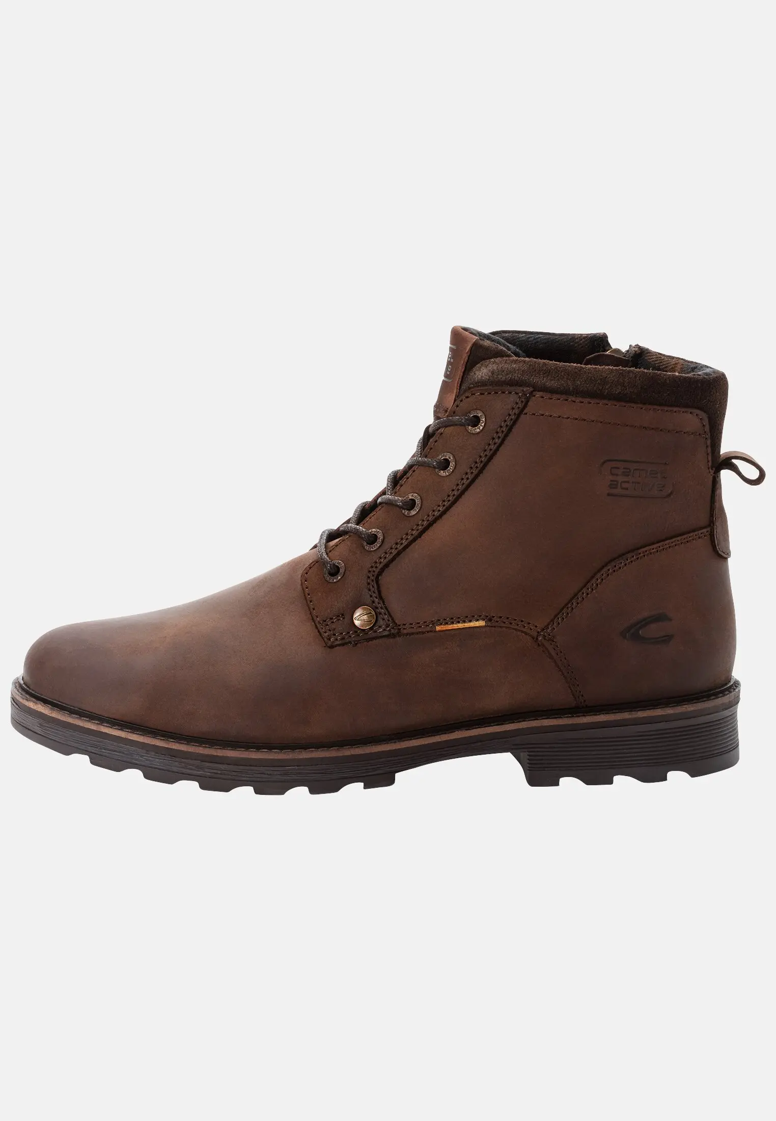 Herren FLOW Boot aus echtem Leder Cafe