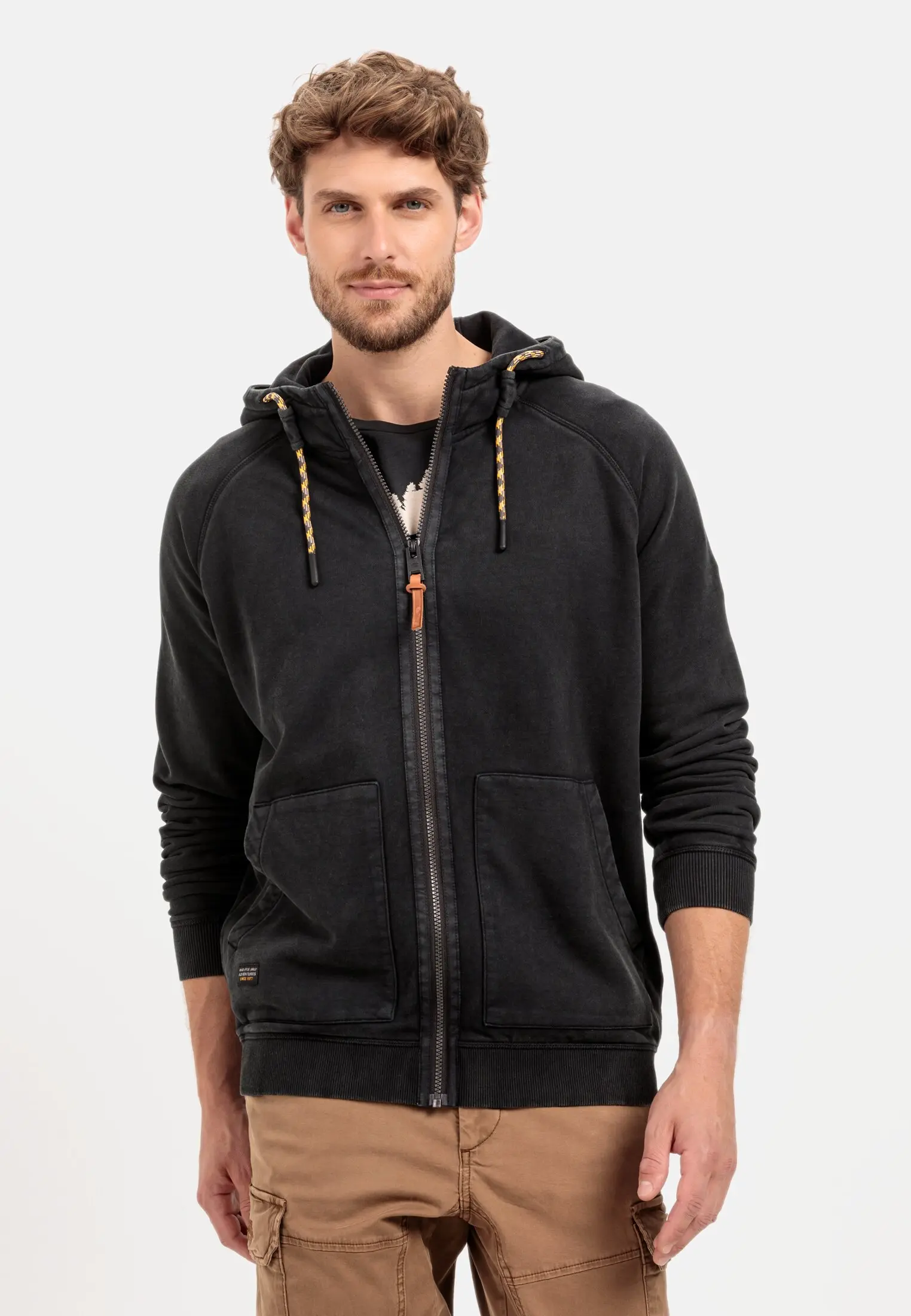 Men's sweat jacket with hood best sale