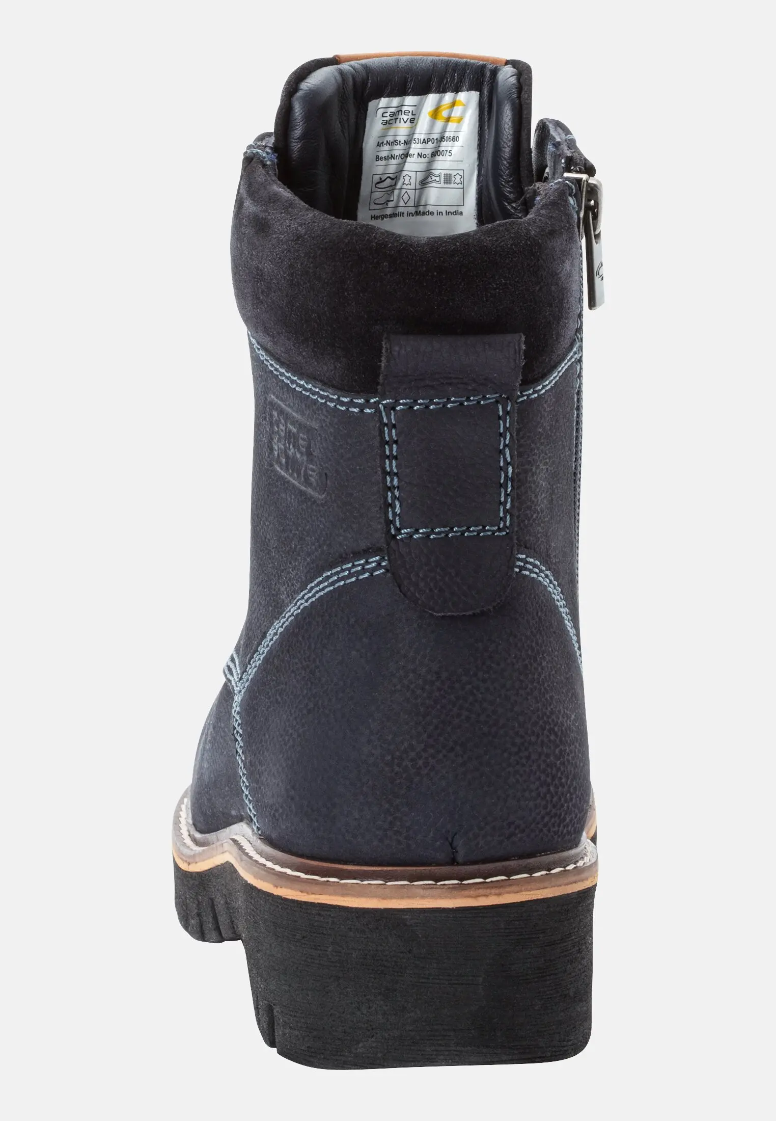 Damen ISA Boot aus echtem Leder Navy