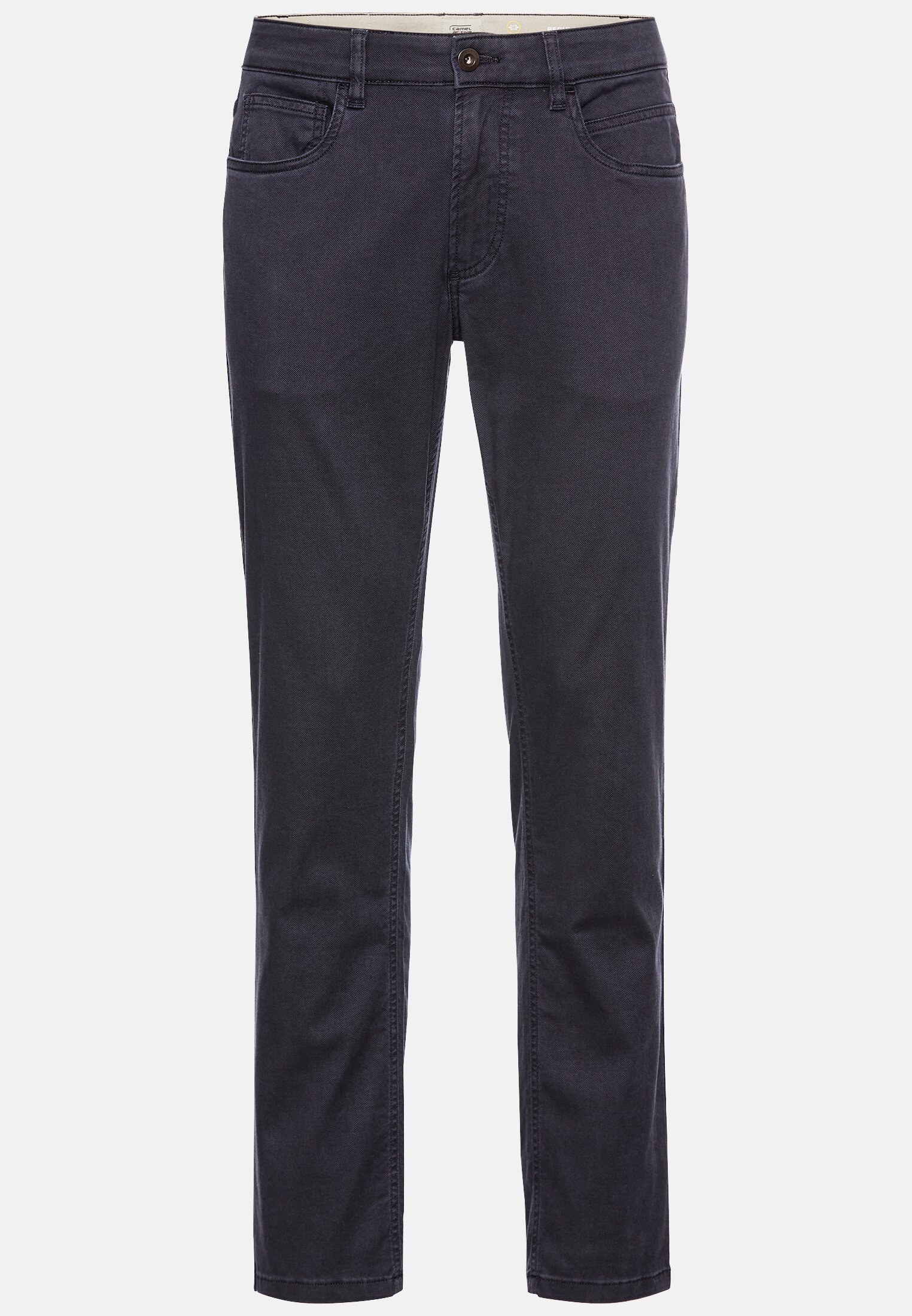 Men Regular Fit 5-pocket trousers Dark Blue frontal front