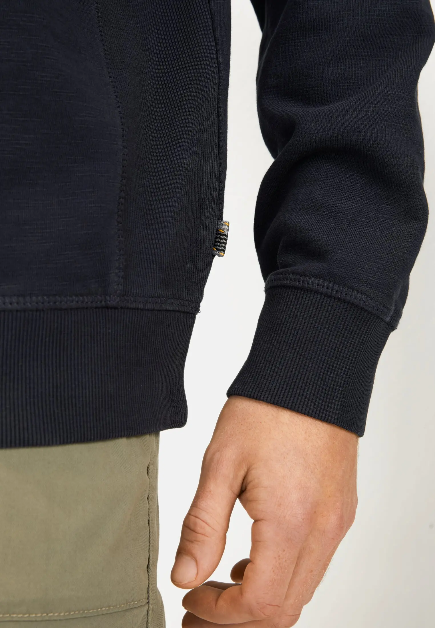 Men Sweatshirt made from pure Cotton Dark Blue