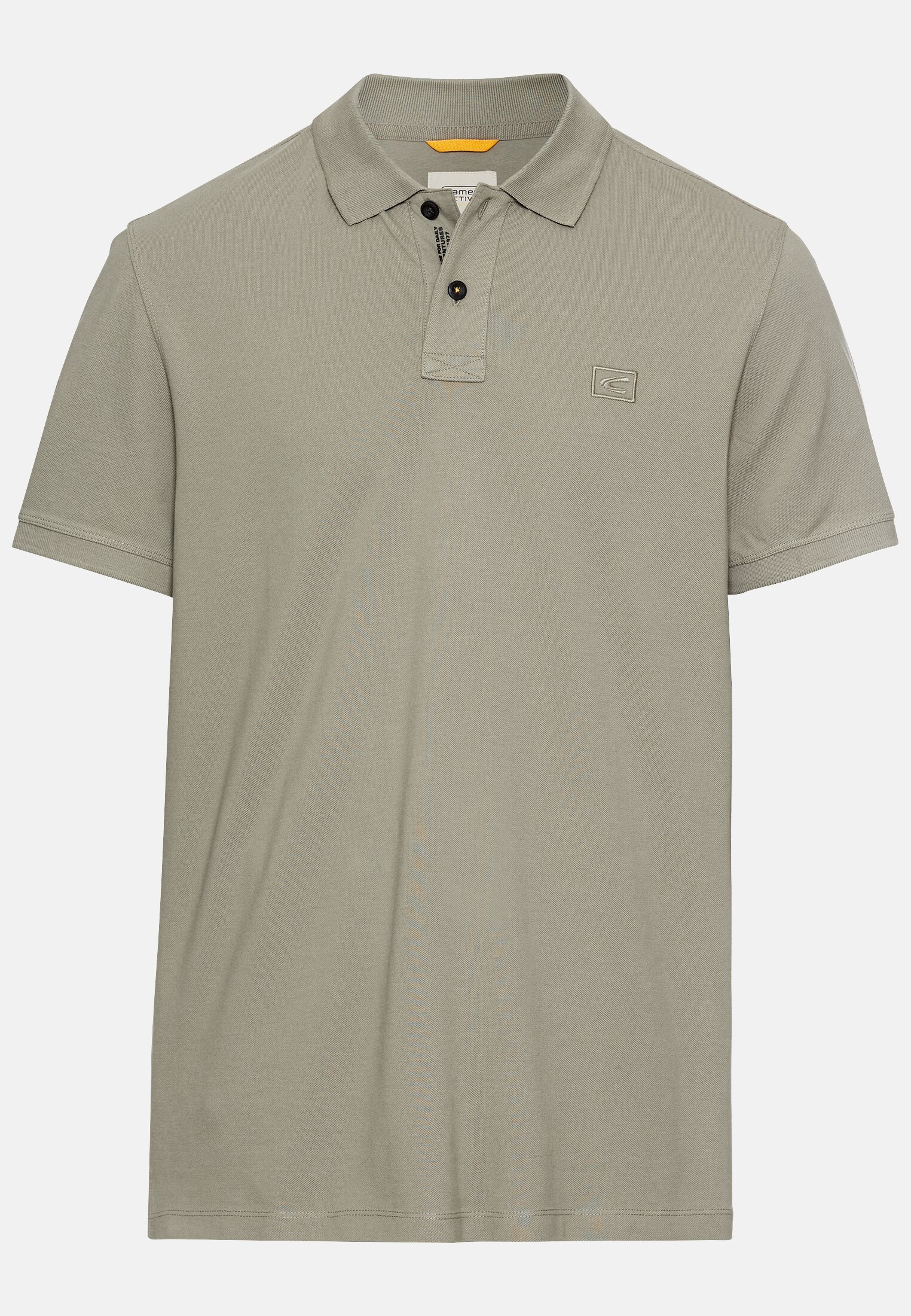 Herren Halbarm Poloshirt aus reiner Baumwolle Khaki